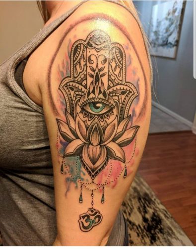 Discover 20 Unique Hamsa Hand Tattoo Designs for : Spiritual Symbols and Modern Art