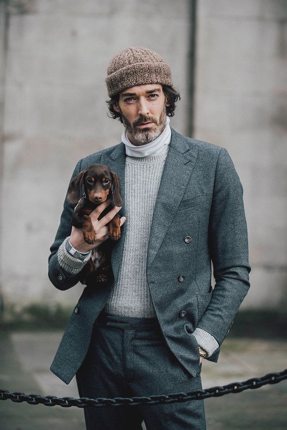 Explore 22 Stylish Hat Outfits for Men in : From Urban Cowboy to Refined Canine Companion