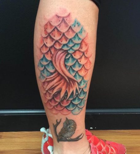 Enchanting Mermaid Scales Tattoos : Top 15 Design Ideas for Ocean-Inspired Ink