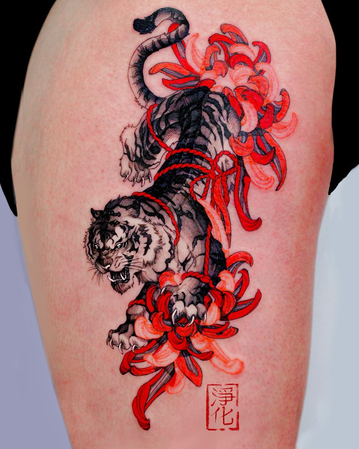 Japanese Tiger Tattoos Traditional Designs, Sleeves, Chest & Arm Ideas