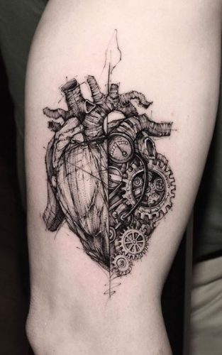 Explore 15 Stunning Gear Tattoo Designs for : Mechanical Mastery & Artistic Innovation