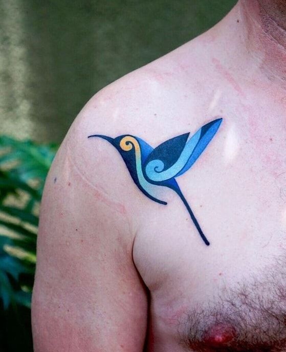 27 Stunning Hummingbird Tattoo Ideas for : Realistic, Minimalist, Geometric & Colorful Designs