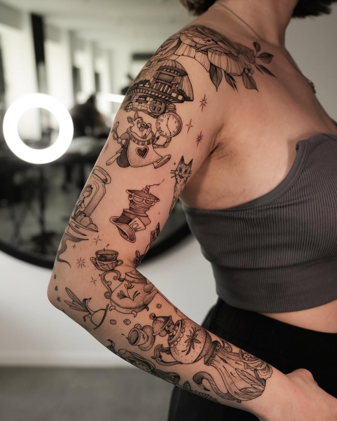 25 Patchwork Tattoo Ideas for Men and Women Cool Arm, Sleeve, and Leg Designs