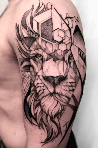 21 Shoulder Lion Tattoo: Showcase Power and Beauty