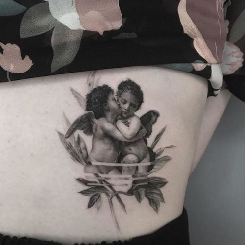 Explore 20 Stunning Angel Tattoo Designs for : From Seraphims to Cherubic Delights