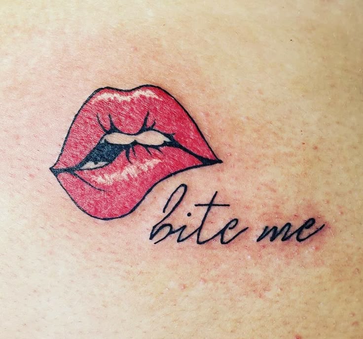 29 Lip Tattoo Ideas With Kiss Prints, Vampire Designs, Color Ideas, Shading, Placement Tips