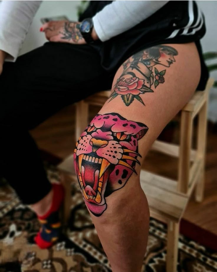 30 Panther Tattoo Ideas for Men and Women Traditional, Neo Traditional, Pink, Black Ink