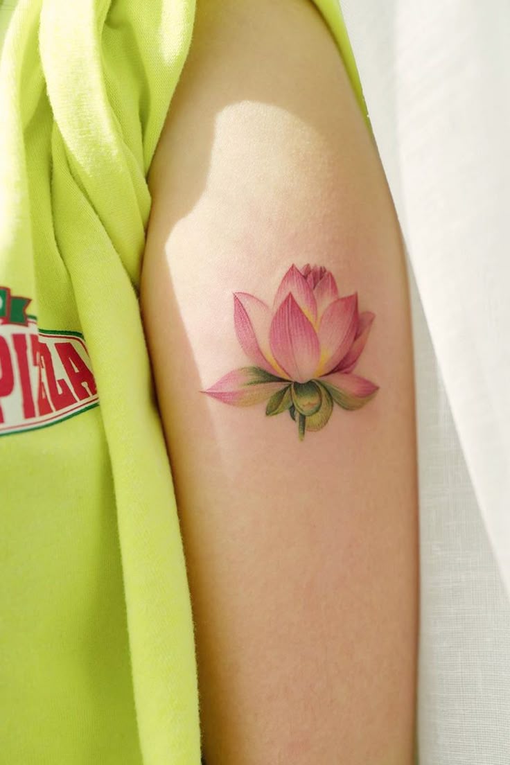 30 Creative Water Lily Tattoos for : Tattoos with Special Meanings