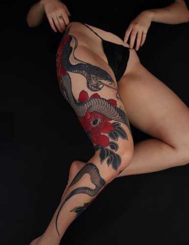 20 Unveiling the Snake Tattoo Sleeve