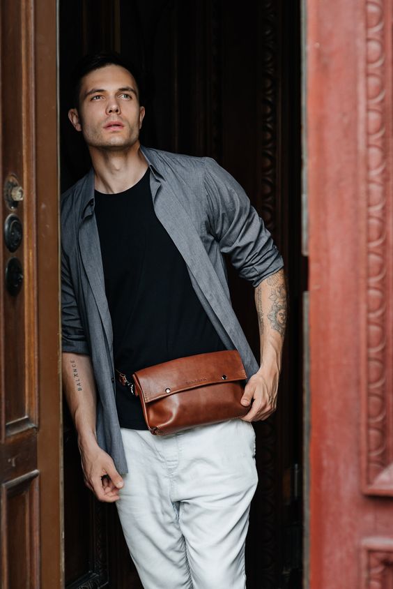 22 Stylish Belt Outfits for Men in : From Classic Leather to Bold Chains – Elevate Your Style