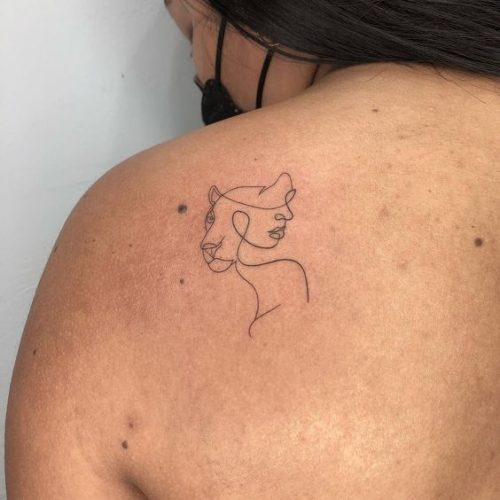 Keep it Simple: 27 Elegant Lion Tattoo Designs