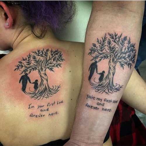 24 Dad Daughter Tattoo Ideas