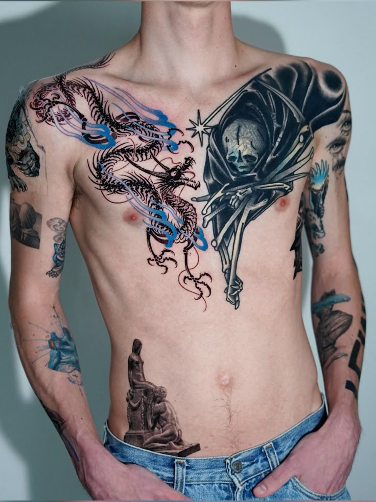 30 Chest Tattoo Ideas for Men in : Bold, Meaningful & Stylish Designs
