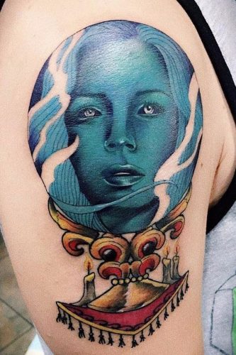 Unique 18 Haunted Mansion Tattoo Inspirations : Disney Designs & Ghostly Art