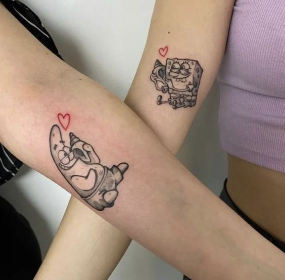30 Unique Bestie Tattoo Ideas for Small, Meaningful, Funny & Matching BFF Tattoos