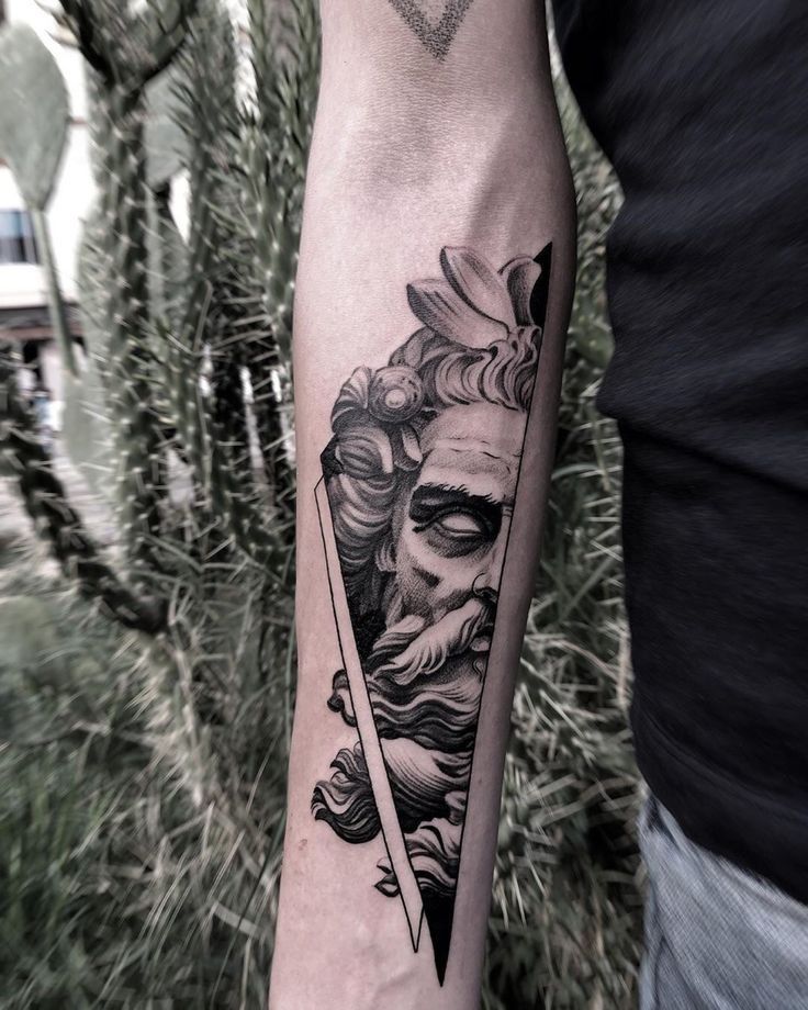 26 Zeus Tattoo Ideas for Sleeve, Forearm, and Full Back Designs with Greek Gods Mythology