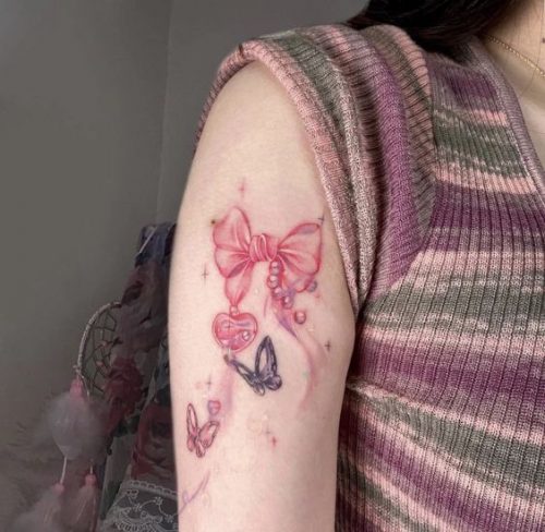 Embrace Hope with 15 Pink Ribbon Tattoo Ideas for Inspire and Honor