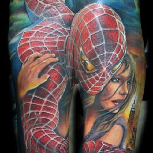 Top 19 Spider Man Tattoo Ideas