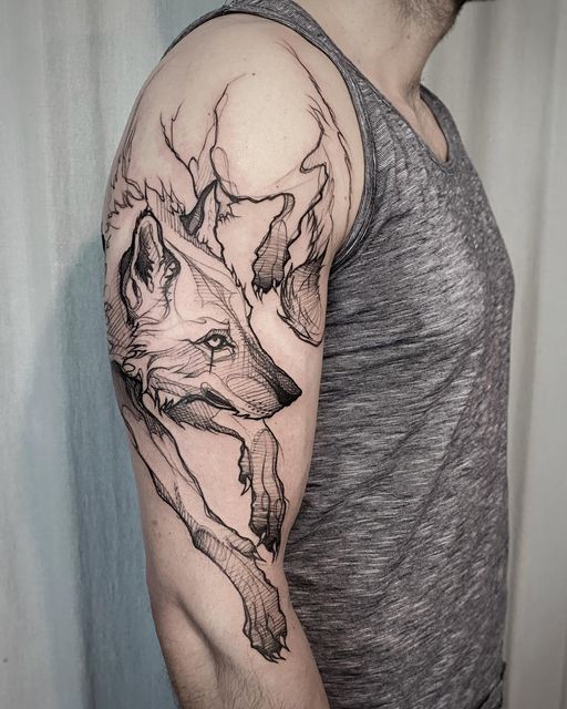 27 Wolf Tattoo Ideas for : Bold, Artistic, and Meaningful Designs