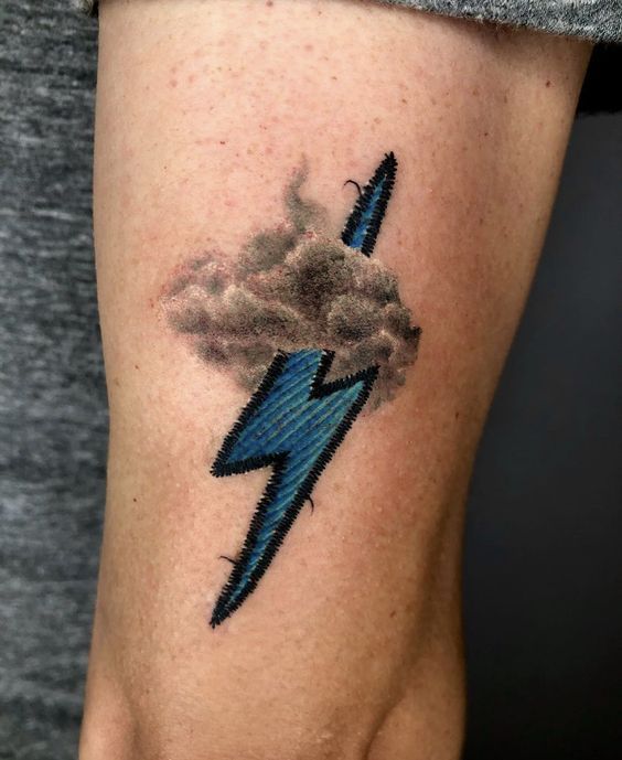 26 Cloud Tattoo Ideas with Sleeve Backgrounds, Stencil Designs, Realistic Heavens, Anime Inspiration