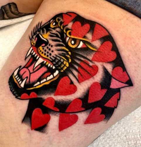 22 Old School Tiger Tattoo Ideas