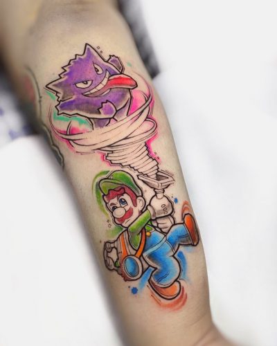 Explore 19 Unique Super Mario Tattoo Designs to Celebrate Your Love for the Iconic Game in