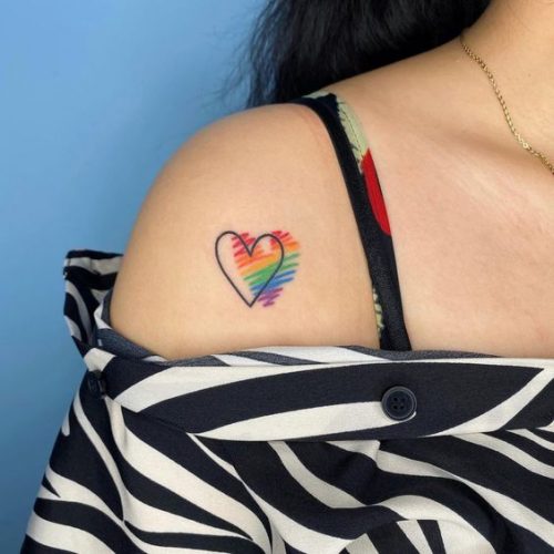 17 Expressive Pride Tattoo Ideas : Celebrating Identity with Rainbow-Inspired Ink