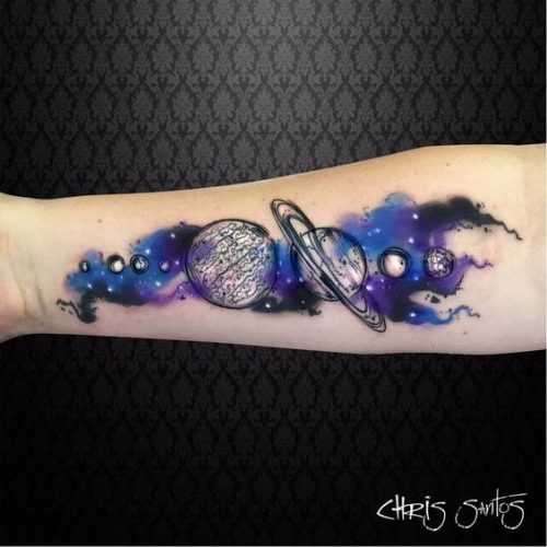 Discover the Best Galaxy Tattoo Designs for : Inspirational Ideas for Cosmic Body Art