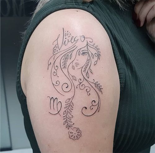 Explore 20 Virgo Tattoo Ideas for Women in : Unique Zodiac-Inspired Designs