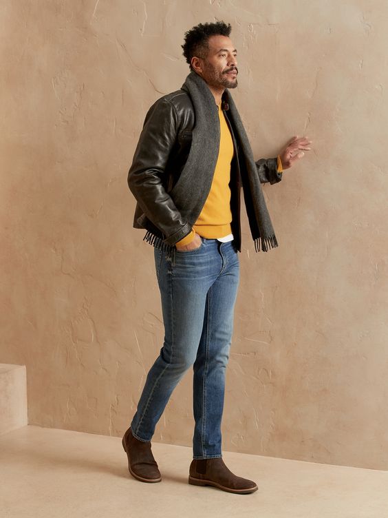 Elevate Your Style: Discover 20 Chic Men’s Outfits with Scarves for – Trendy and Timeless Looks