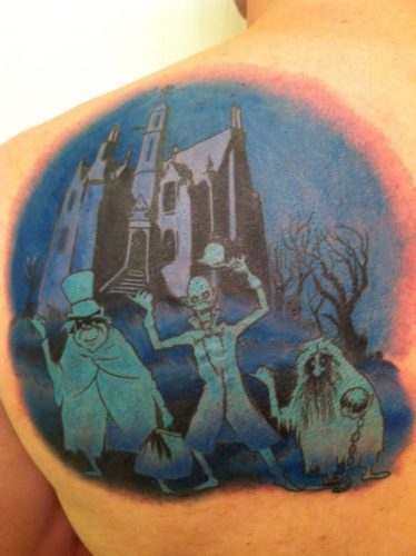 Unique 18 Haunted Mansion Tattoo Inspirations : Disney Designs & Ghostly Art