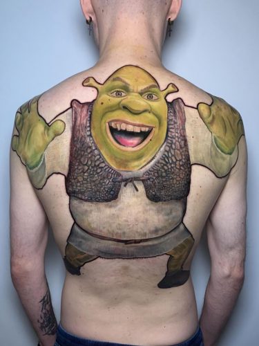 Explore 17 Creative Shrek Tattoo Ideas in : Inspirations from Fairytales to Modern Art