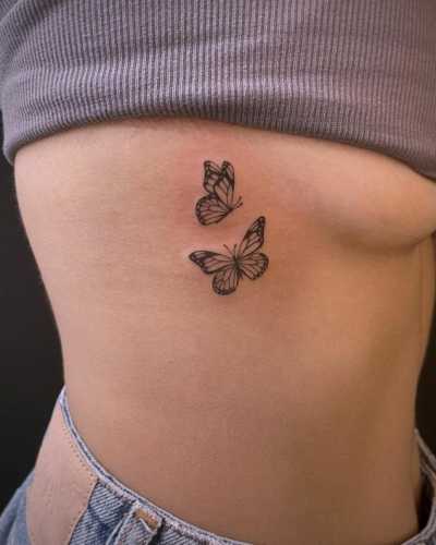 29 Tiny Butterfly Tattoo Ideas