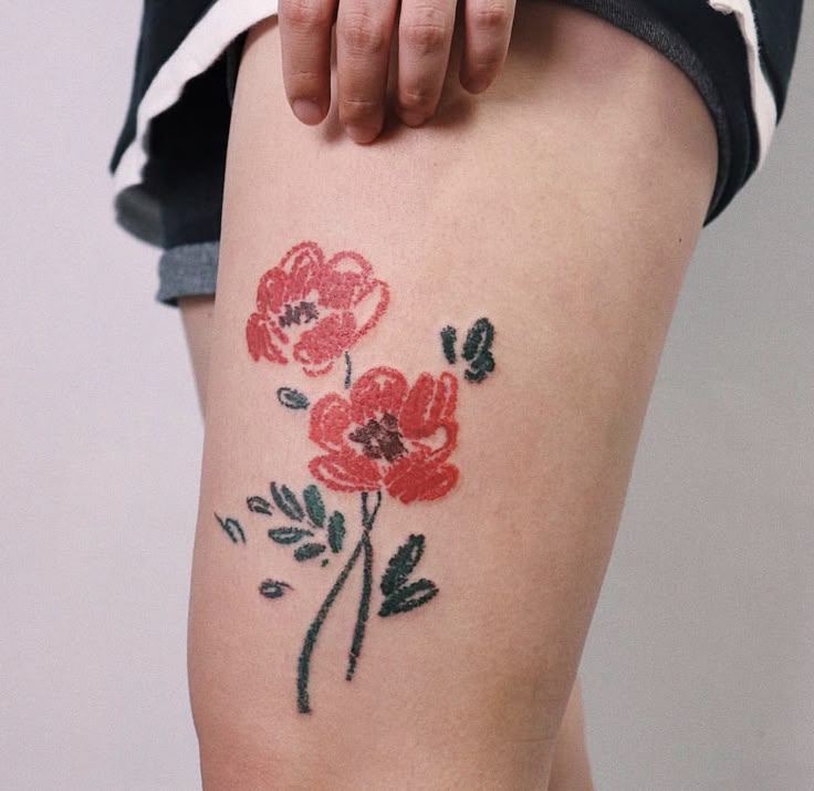 28 Poppy Tattoo Ideas for Women & Men Fine Line, Traditional, Minimalist & Bold Red Floral Designs