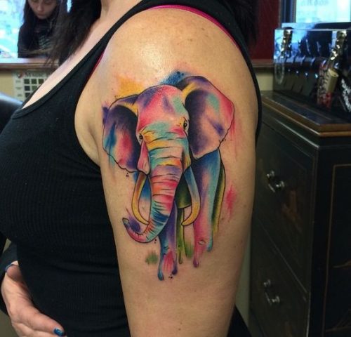 17 Elephant Tattoo Ideas on the Arm