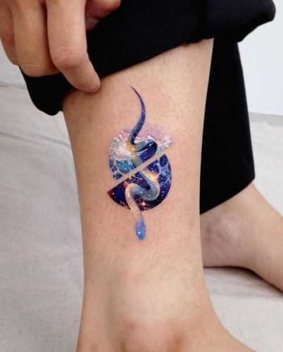 25 Ideas Embracing Color in Snake Tattoo Designs