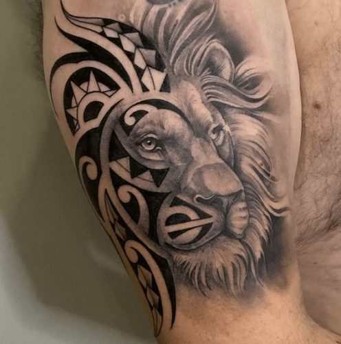 Immerse in Depth: 22 3D Lion Tattoo Ideas