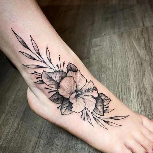 26 Hibiscus Flower Tattoo Ideas