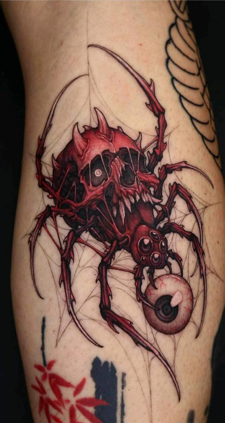 27 Spider Web Tattoo Ideas for Men and Women Shoulder, Full Sleeve, Stencil Designs