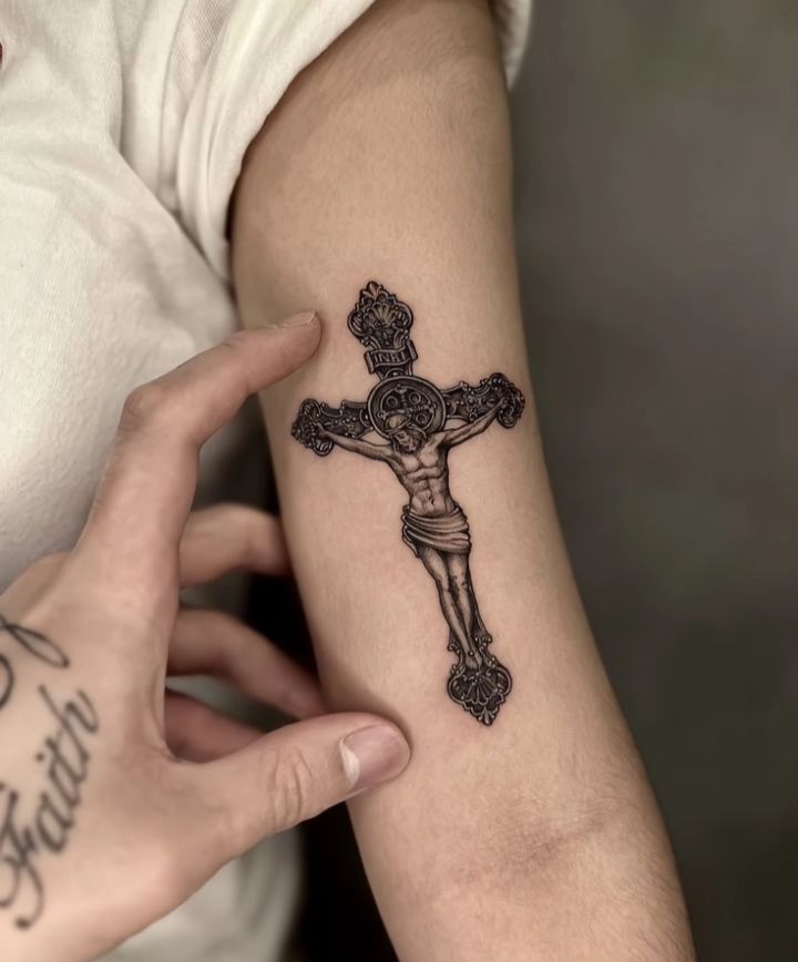26 Unique Cross Tattoo Designs for : Ideas for Men & Women