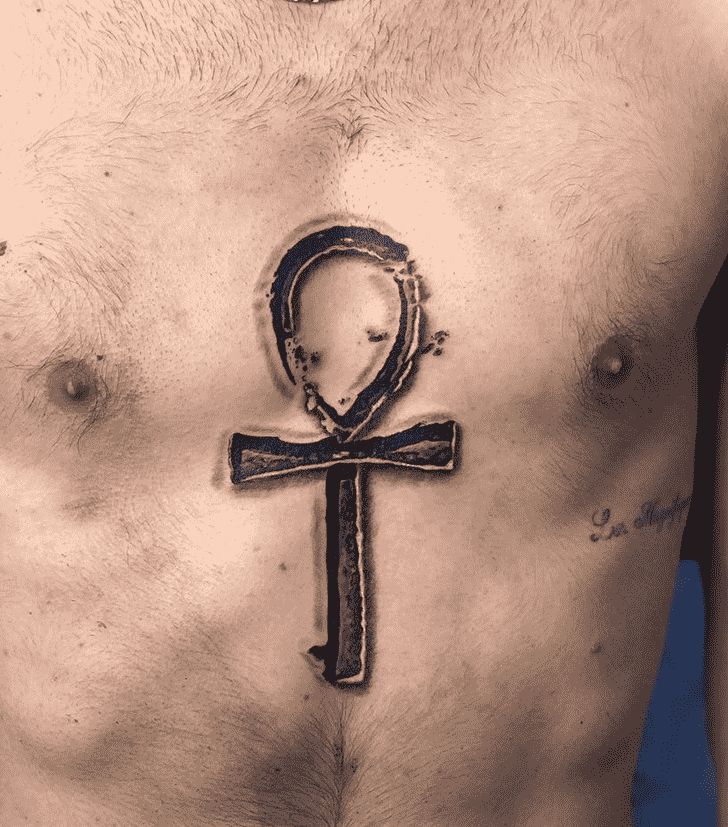 27 Ankh Tattoo Ideas with Eye of Horus, Spine, Chest, Minimalist Symbolic Ink