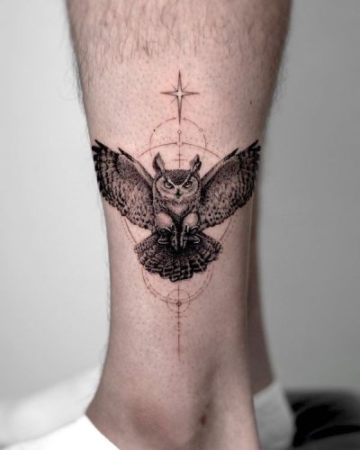 Explore 21 Stunning Owl Tattoo Designs for : Symbolism and Artistry in Ink