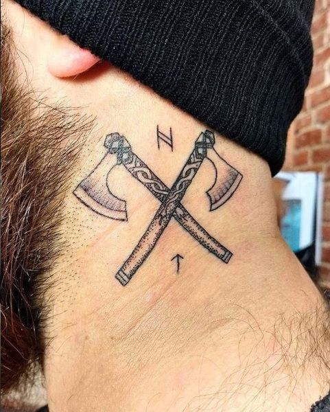 25 Viking Tattoo Ideas with Norse Mythology Symbols, Sleeve and Chest Designs
