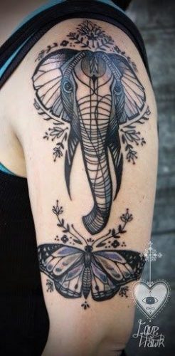 20 Elephant Shoulder Tattoos Ideas