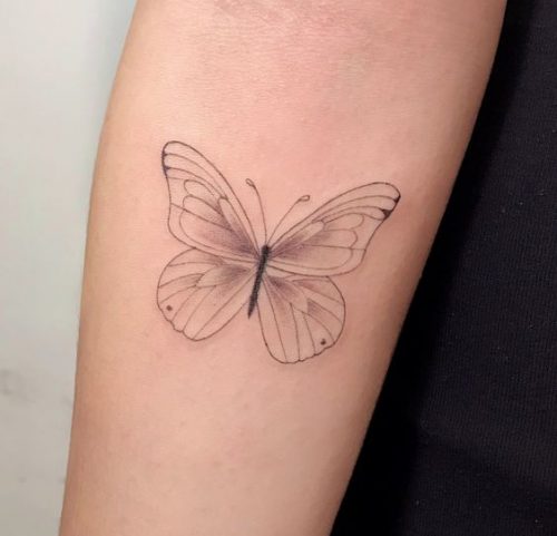 15 White Butterfly Tattoo Ideas for : Embracing Elegance and Meaning