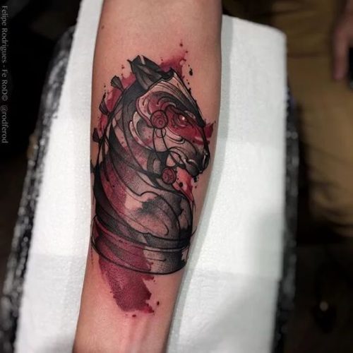 Explore 20 Unique Chess Piece Tattoos for : Symbolism & Artistry in Ink