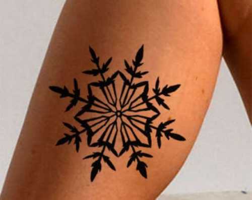 25 Snowflake Tattoo Ideas