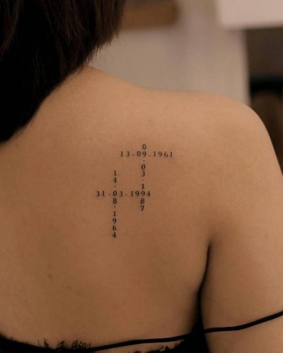 19 Date Tattoo Ideas for