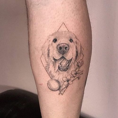 20 Dog Tattoo Ideas on Foot