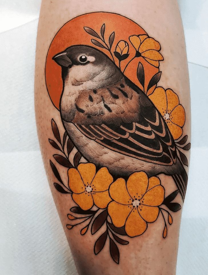 29 Sparrow Tattoo Ideas : Traditional, Men Arm and Hand Designs, Meaningful Bird Tattoos